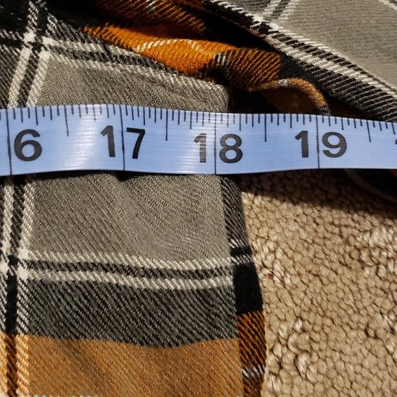 Kendall & Kylie Long Sleeve Button Up Plaid Shirt | Women's Small S Pre-owned - Picture 7 of 9